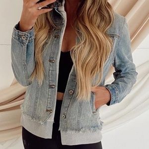 Hooded Denim Jacket